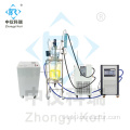 laboratory reactor with jacket reactor for heating cooling
